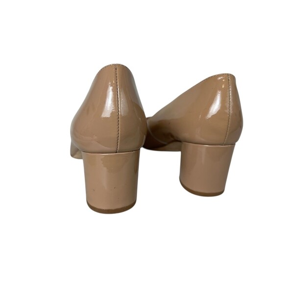 Kate Spade NY Nude Patent Leather Low Heel Pumps  Size 6.5  Officecore Neutral - Picture 6 of 13